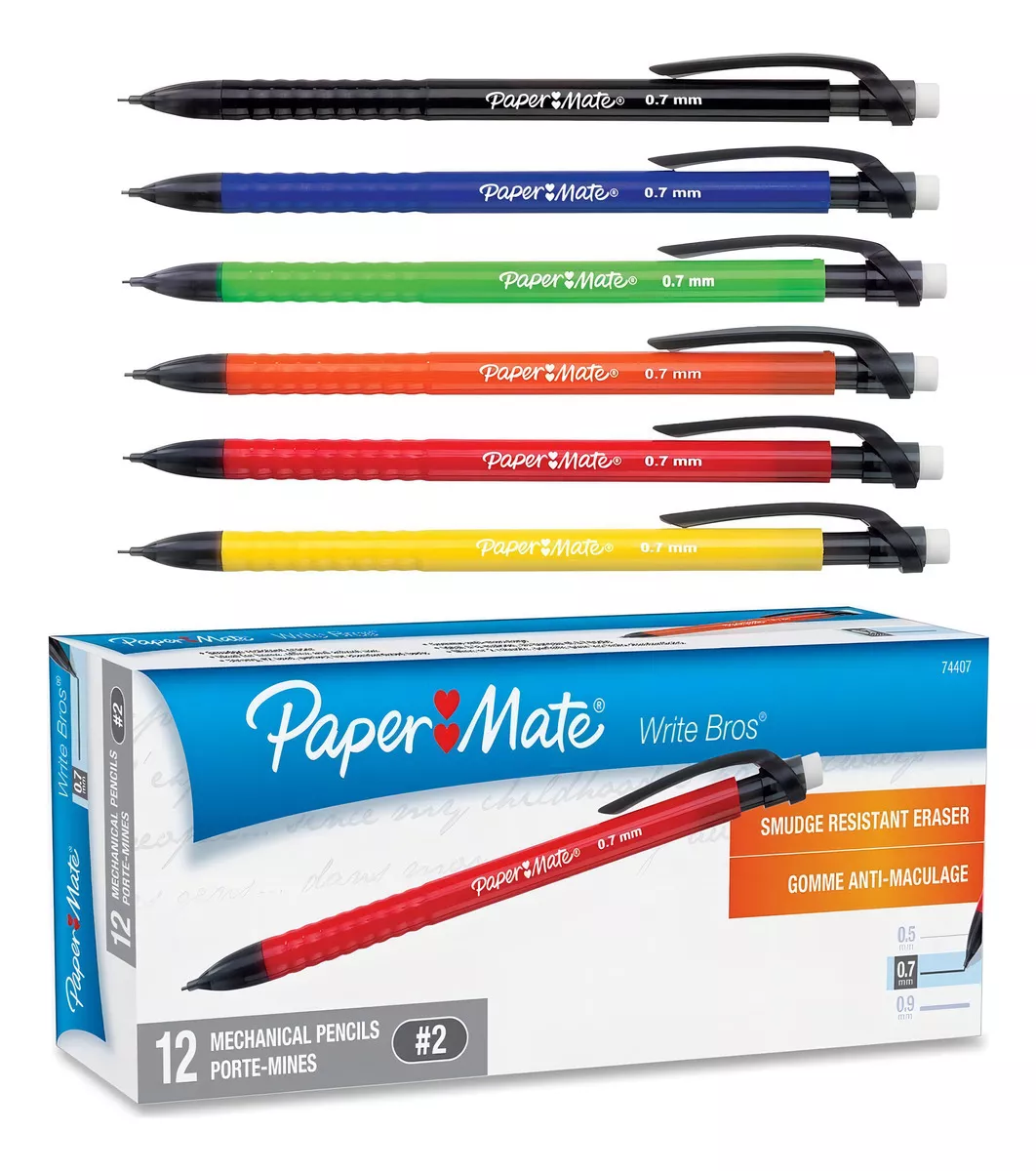 PORTAMINAS 0.7MM PAPER MATE WRITE BROS HB - 1