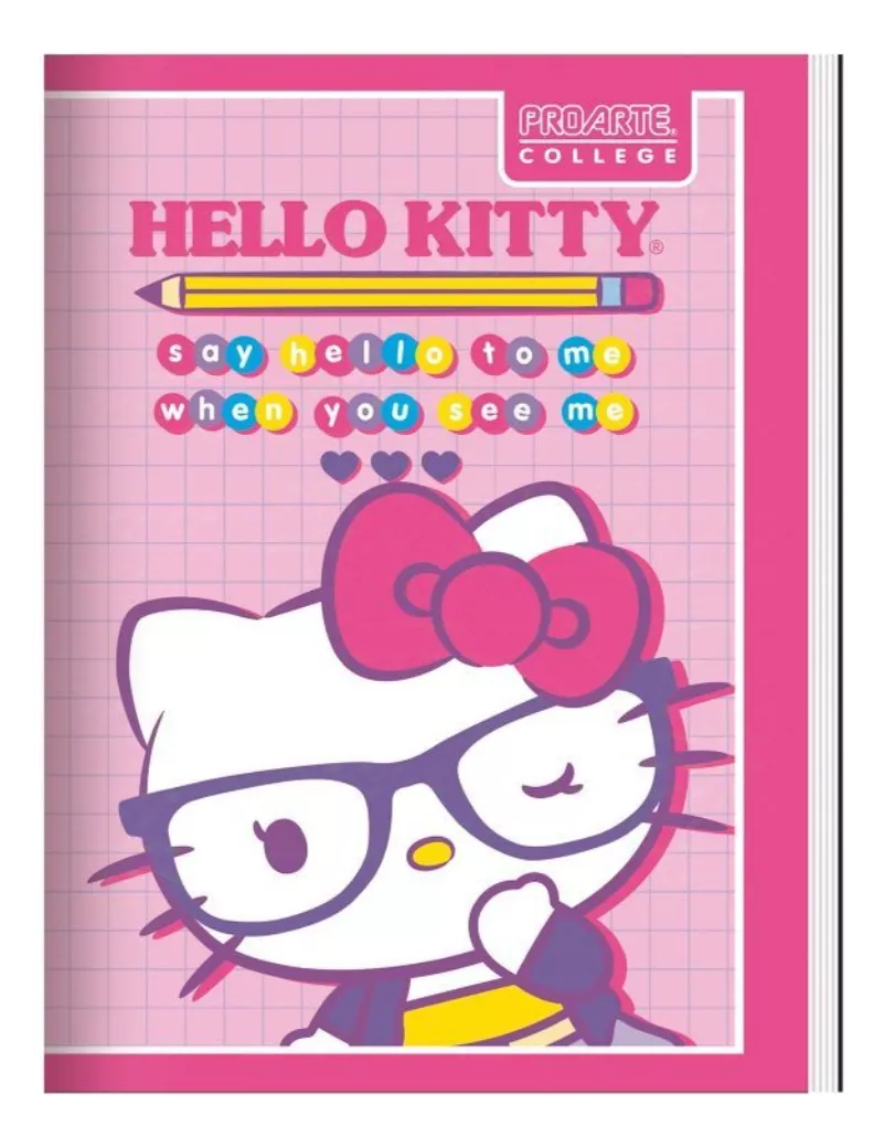 PACK 8 CUADERNOS COLLEGE HELLO KITTY - 2