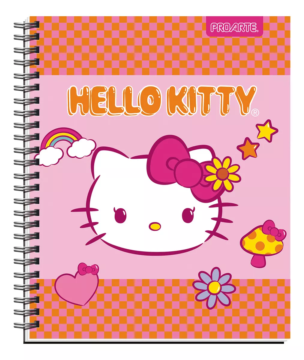PACK 10 CUADERNOS UNIVERSITARIOS HELLO KITTY PROARTE 7MM - 5