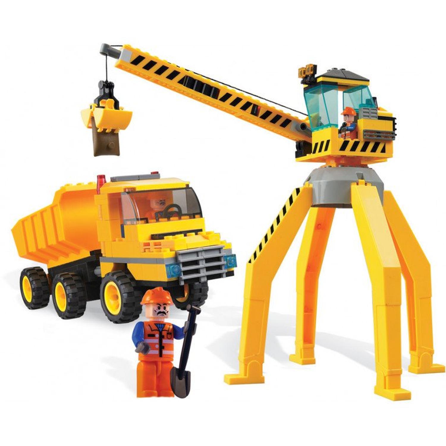 BRICTEK BLOQUES CONSTRUCCIÓN GRÚA Y CAMIÓN 238 PIEZAS - 1