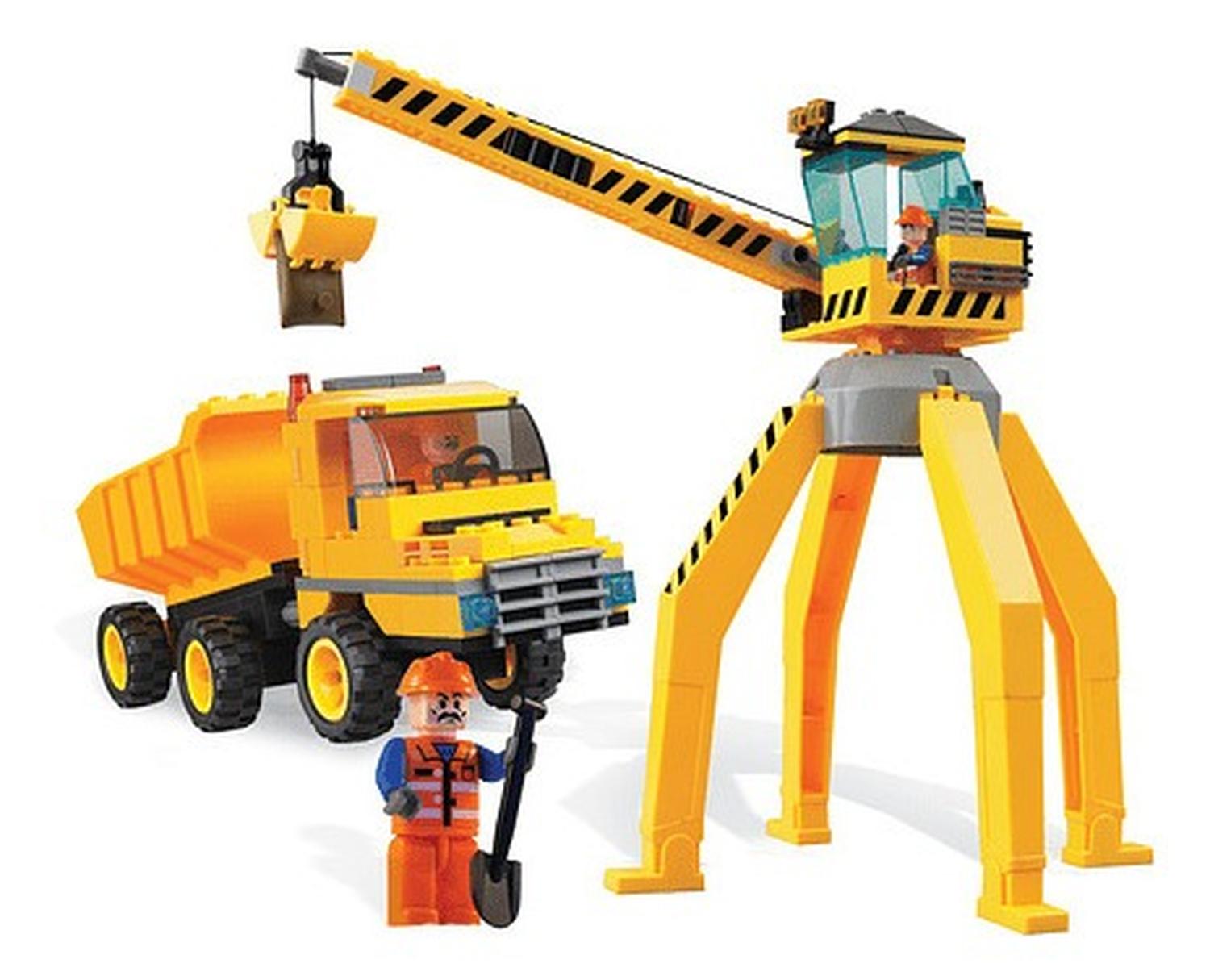 BRICTEK BLOQUES CONSTRUCCIÓN GRÚA Y CAMIÓN 238 PIEZAS - 3