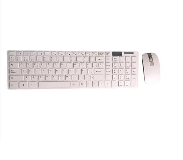 TECLADO MOUSE DM BLANCO K-06 ANTIDERRAME - 1