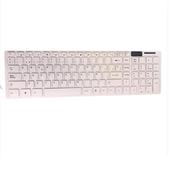 TECLADO MOUSE DM BLANCO K-06 ANTIDERRAME - 2