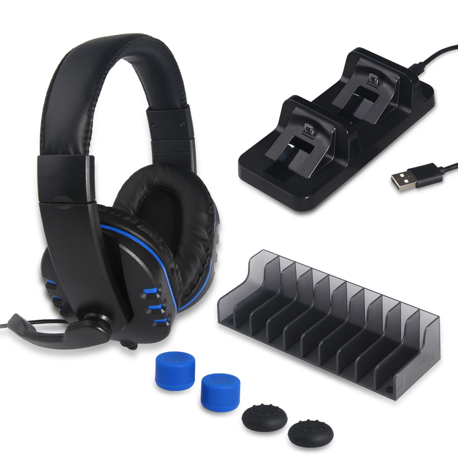 SET GAMER 5EN1 DOBE HEADSET PS4 SERIES - 3