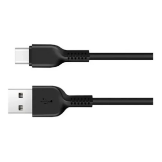 CABLE HOCO USB TIPO C X20 3 MTS NEGRO - 1