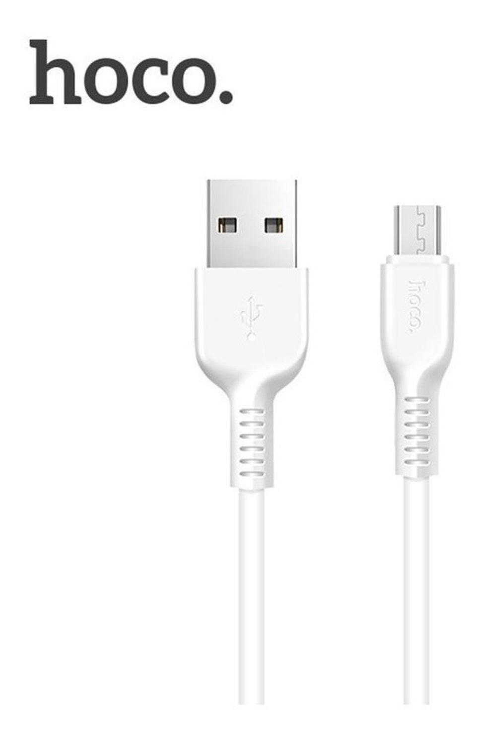 CABLE HOCO USB V8 X20 3 MTS NEGRO - 2