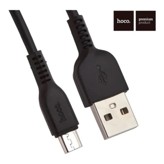 CABLE HOCO USB V8 X20 2 MTS NEGRO - 1