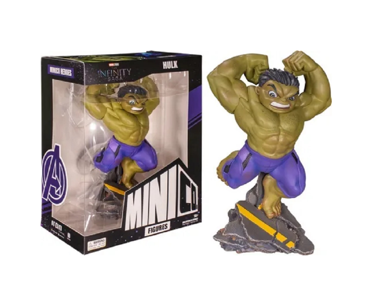 Figurine Iron Studios Red Hulk (Minico) - PVC, 23,1 X 21,1 X 16,8 Cm, Peinte à La Main