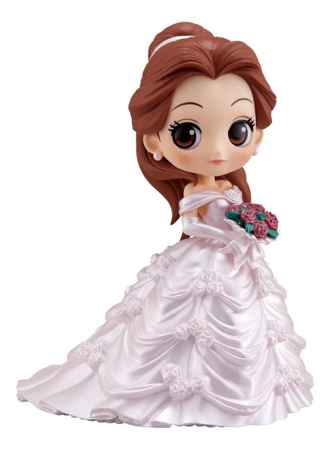 FIGURA COLECCIONABLE BANPRESTO QPOSKET DISNEY BELLA VER B ORIGINAL - 1