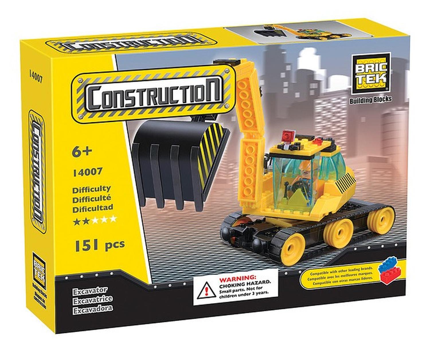 JUGUETE BRICTEK MULTICOLOR CONSTRUCTION EXCAVATOR 14007 151PCS - 1