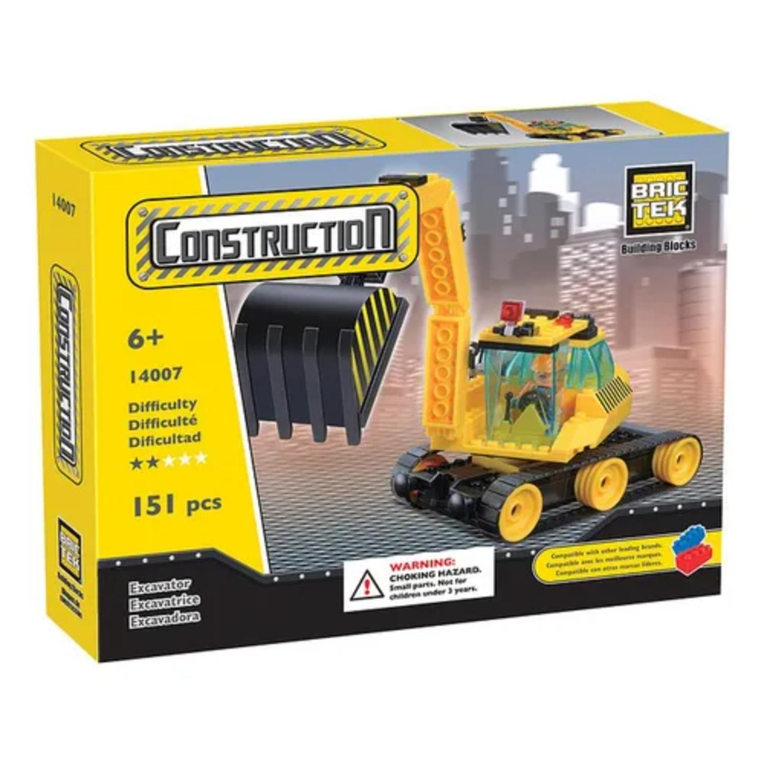 JUGUETE BRICTEK MULTICOLOR CONSTRUCTION EXCAVATOR 14007 151PCS - 3