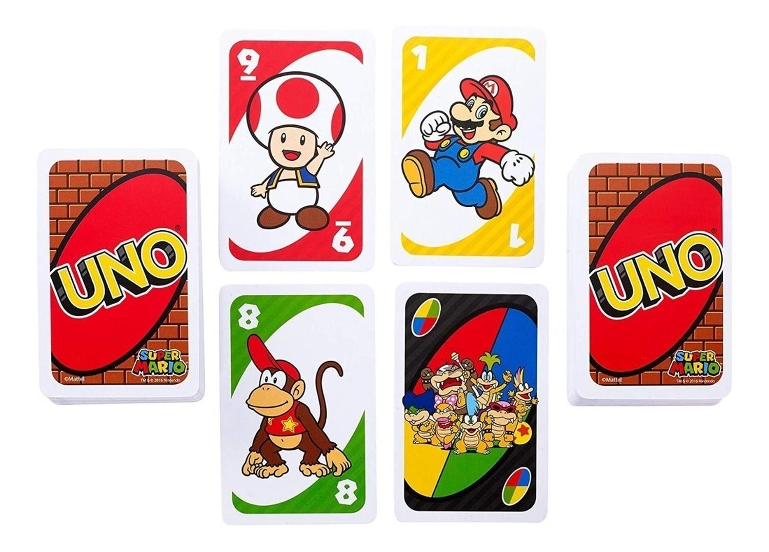 JUEGO CARTAS MATTEL UNO SUPER MARIO DRD00 - 2