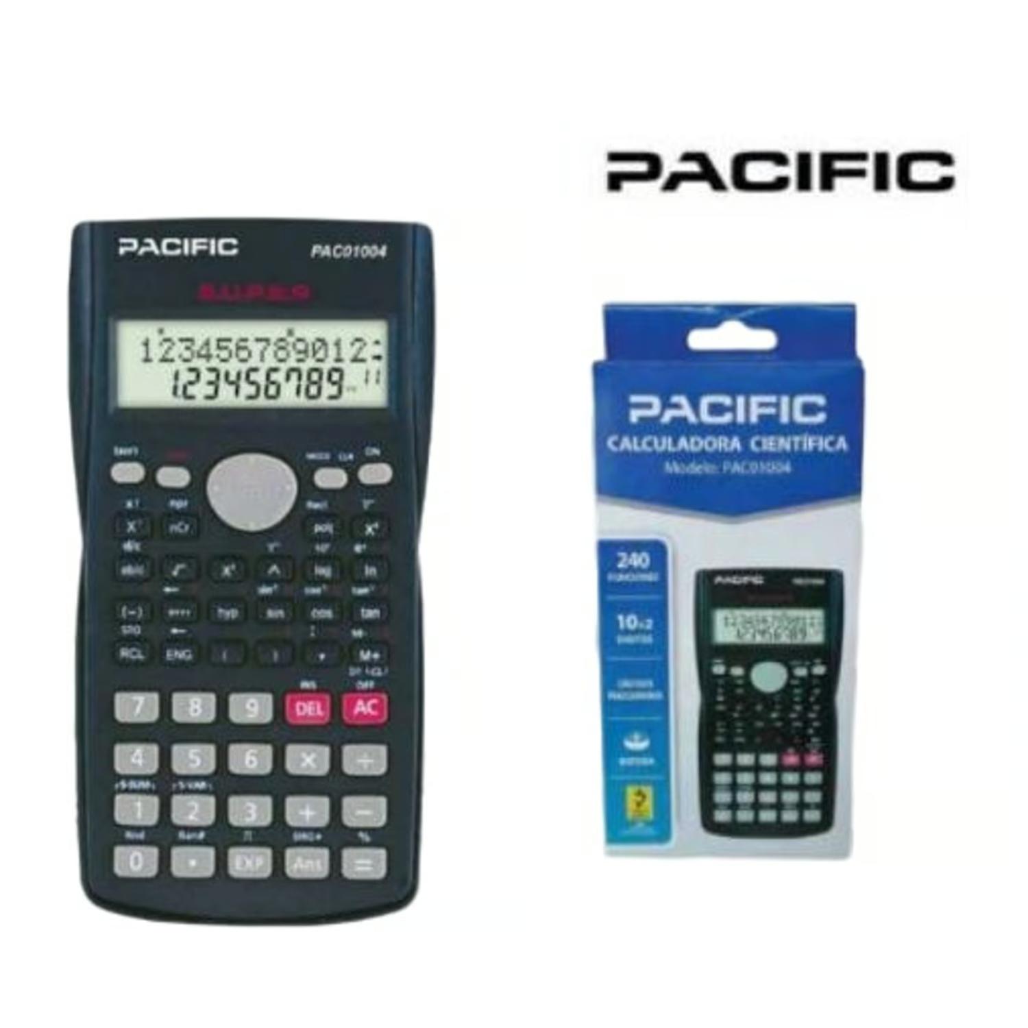 CALCULADORA PACIFIC CIENTIFICA PAC01004 240FUN 12DIGITOS - 3