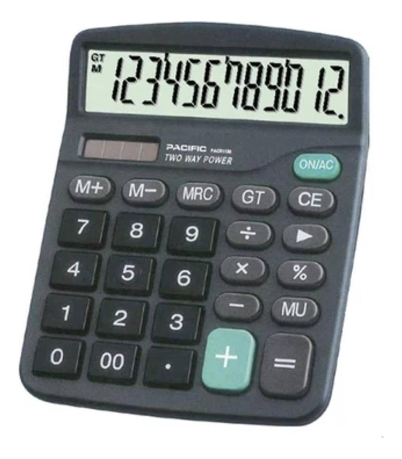 CALCULADORA PACIFIC ELECTRÓNICA PAC01120 12 DIGITOS - 1