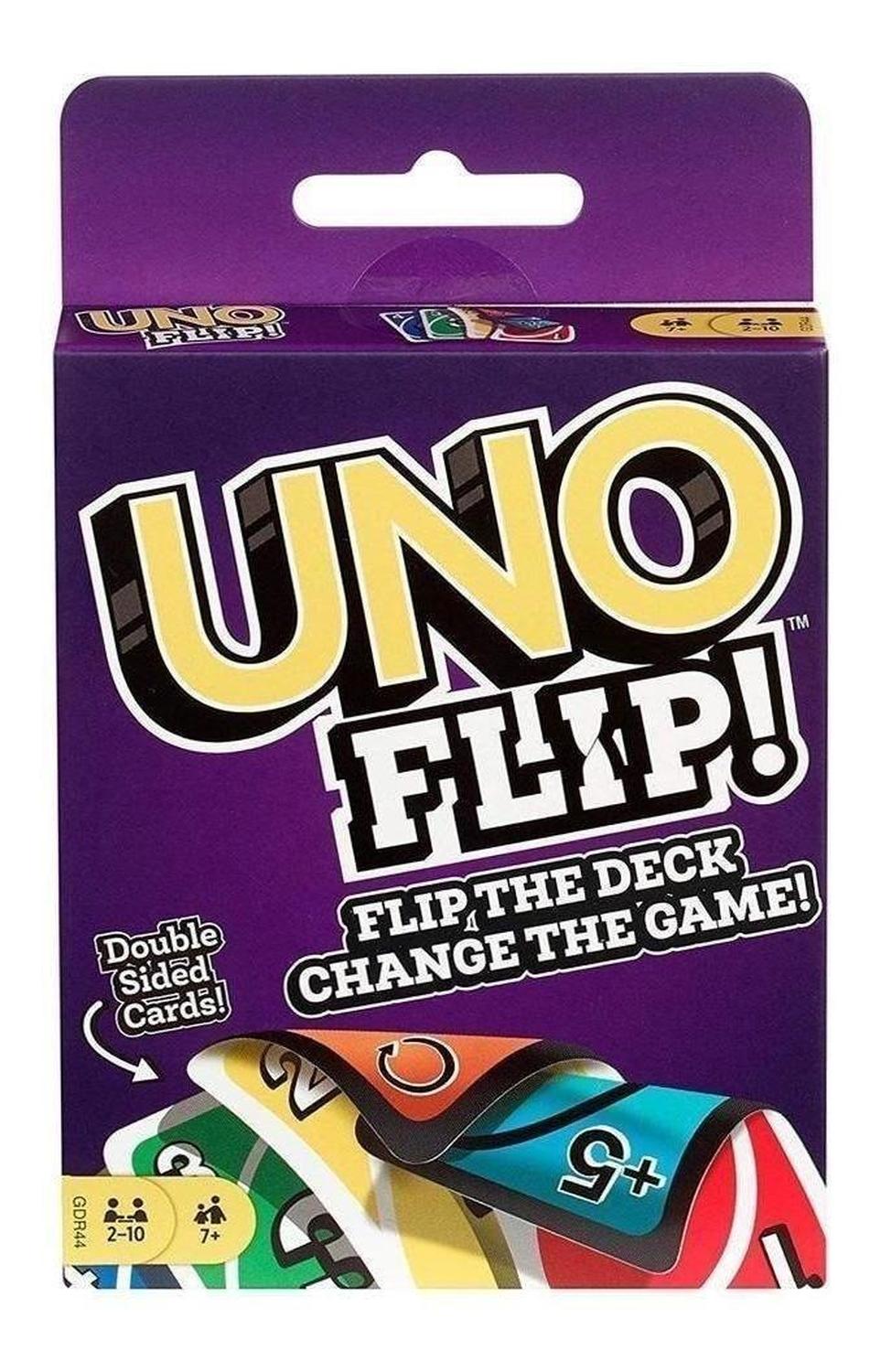JUEGO CARTAS MATTEL UNO FLIP DOBLE CARAS - 1