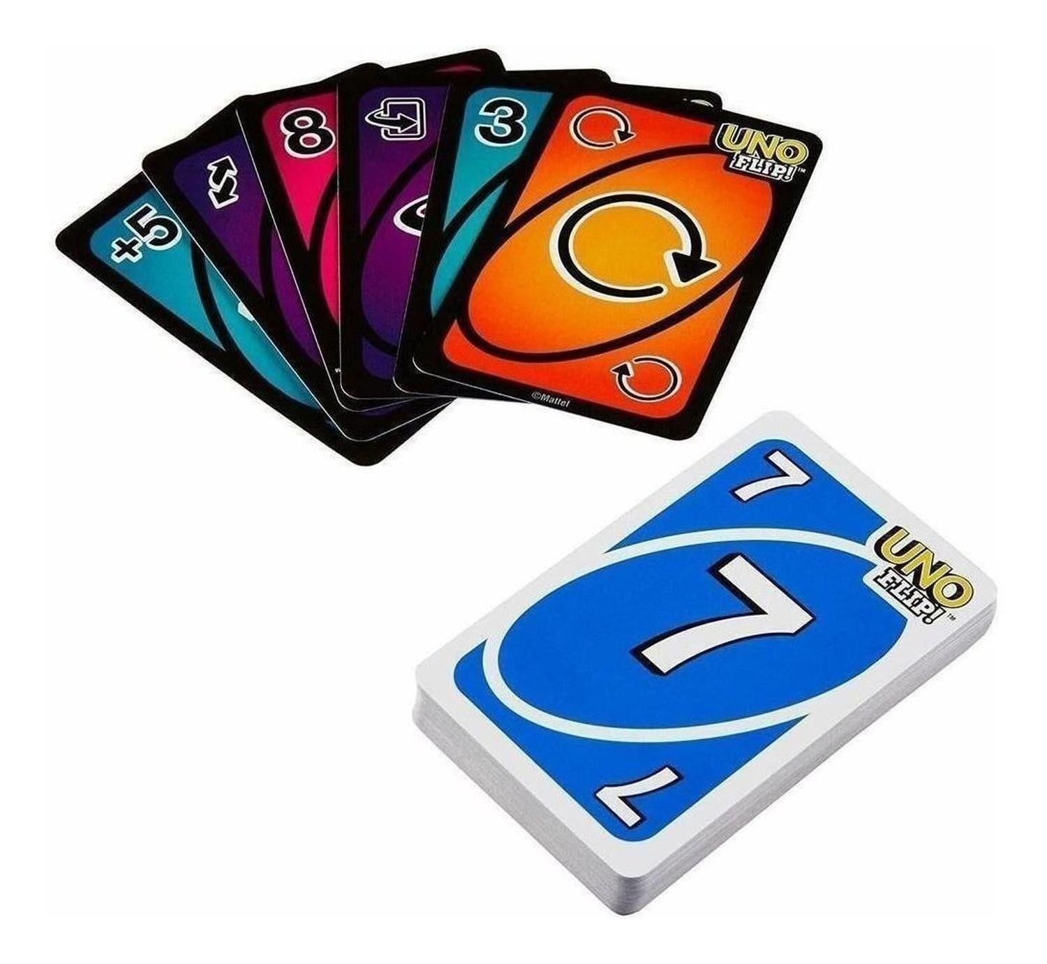 JUEGO CARTAS MATTEL UNO FLIP DOBLE CARAS - 2