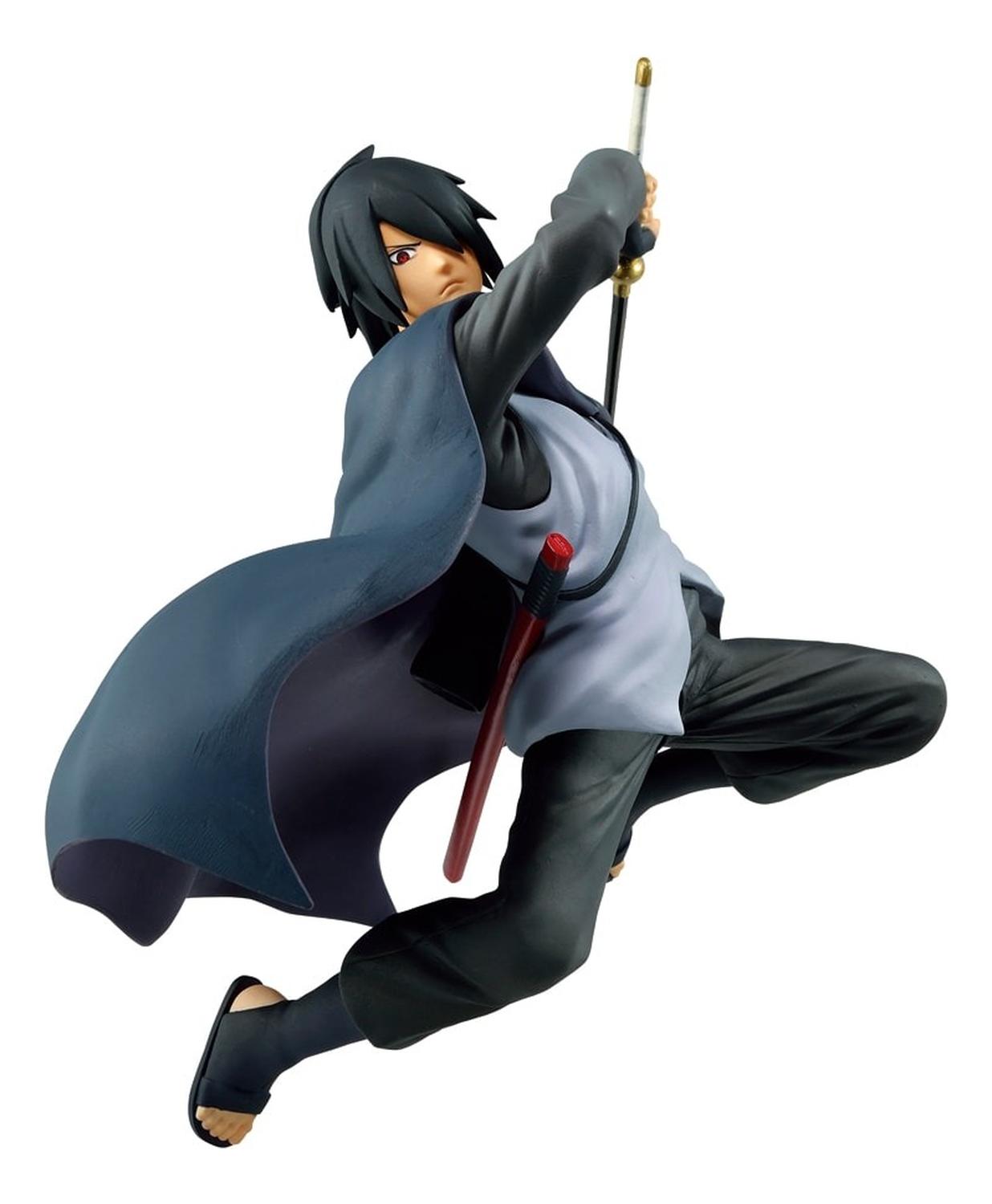 Banpresto Sasuke Uchiha Naruto Shippuden, Figura 24 Cm, PVC, Collezione Ufficiale