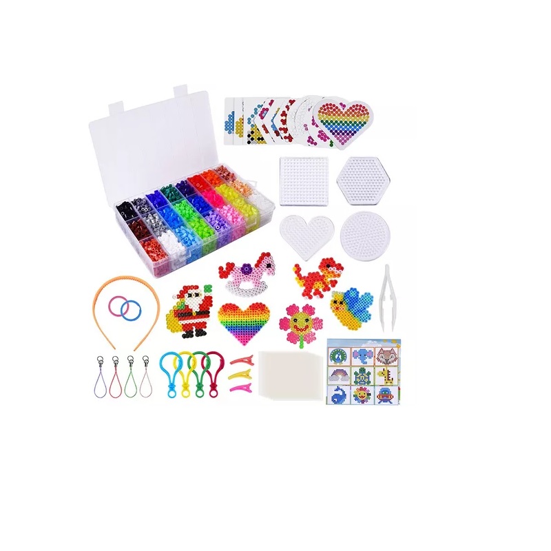 Assortiment De Perles à Repasser Hama Bio MIDI 5mm Multicolore Foncé  N N198 X1000 P 627992