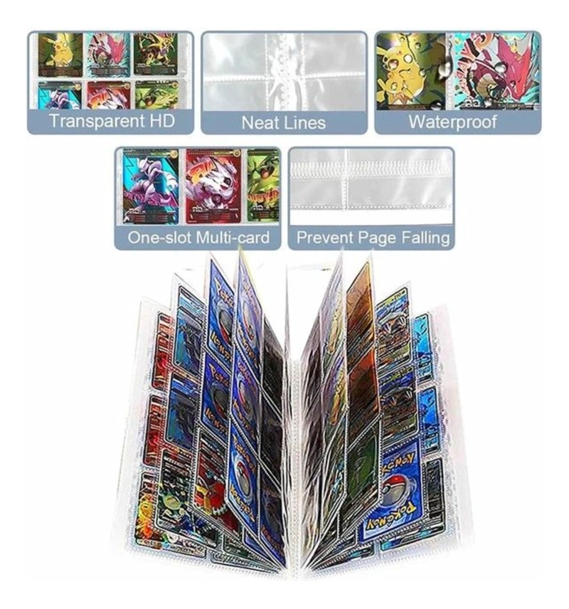 ALBUM CARTAS POKEMON 160 + 100 CARTAS ORIGINALES AL AZAR - 4