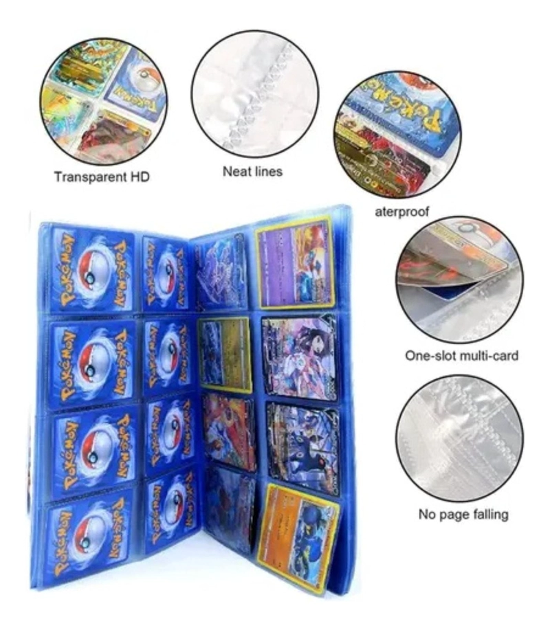 ALBUM CARTAS POKEMON 160 + 100 CARTAS ORIGINALES AL AZAR - 5