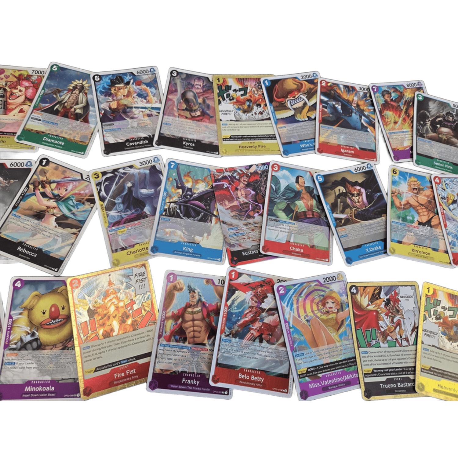 CARTAS ONE PIECE LOTE 50 SIN REPETIR - 2