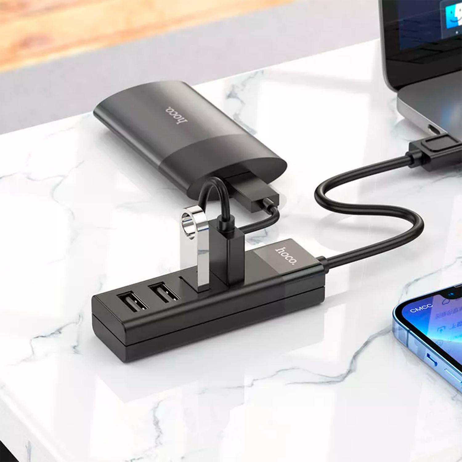 HUB USB HOCO HB25 PREMIUM 4 EN 1 3.0 - 3