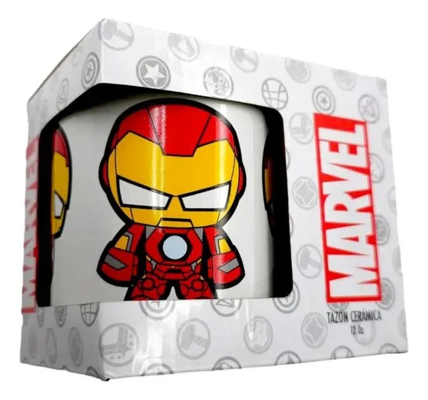 TAZON MARVEL KAWAII CERAMICA 350ML 12OZ IRON MAN - 3
