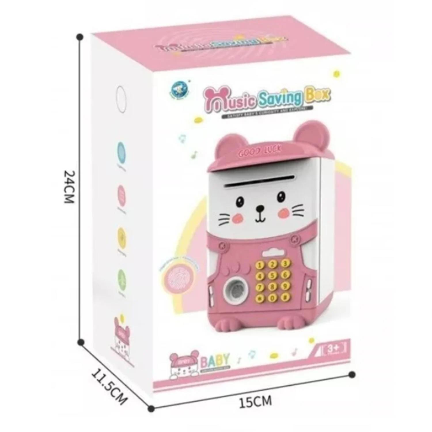 ALCANCIA ELECTRONICA HUELLA ROSA - 2