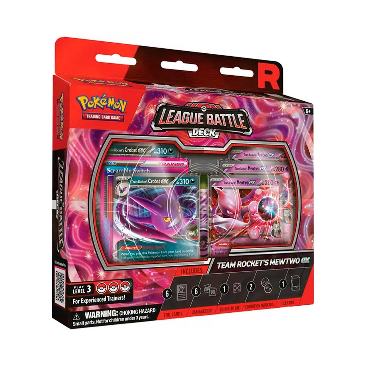 POKEMON TEAM ROCKET MEWTWO EX LEAGUE BATTLE DECK INGLES - 1