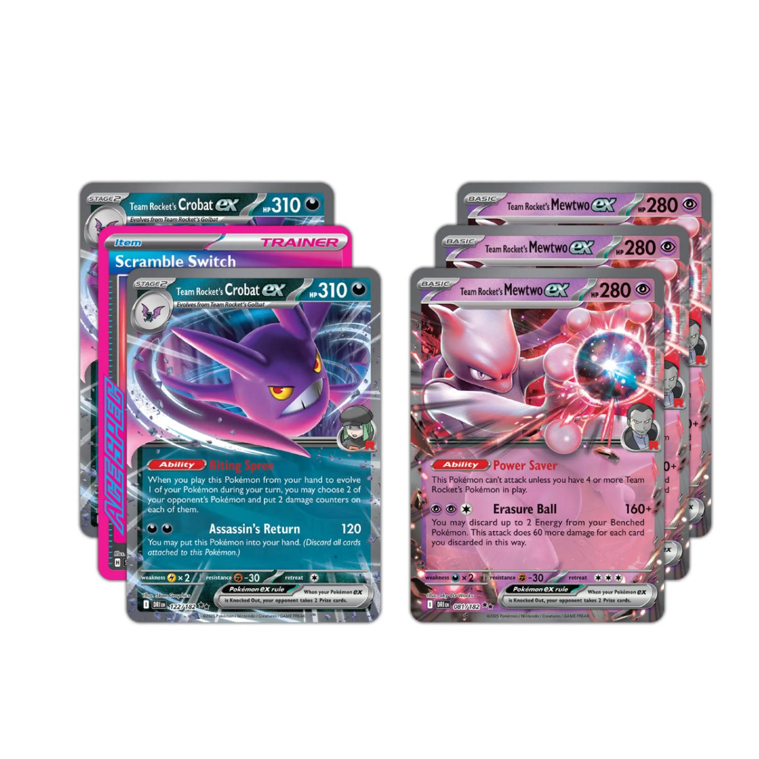 POKEMON TEAM ROCKET MEWTWO EX LEAGUE BATTLE DECK INGLES - 3