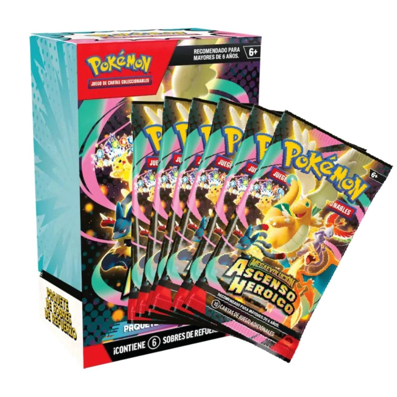 CARTAS POKEMON BOOSTER BUNDLE ASCENDED HEROES ESPAÑOL - 1