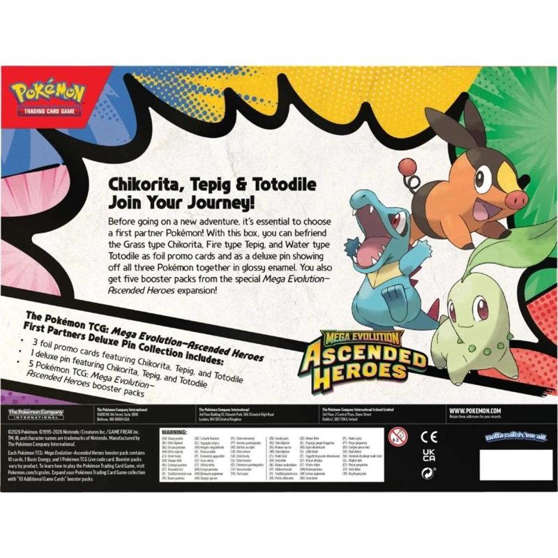 CARTA POKEMON FIRST PARTNERS DELUXE PIN ASCENDED HEROES INGLES - 3