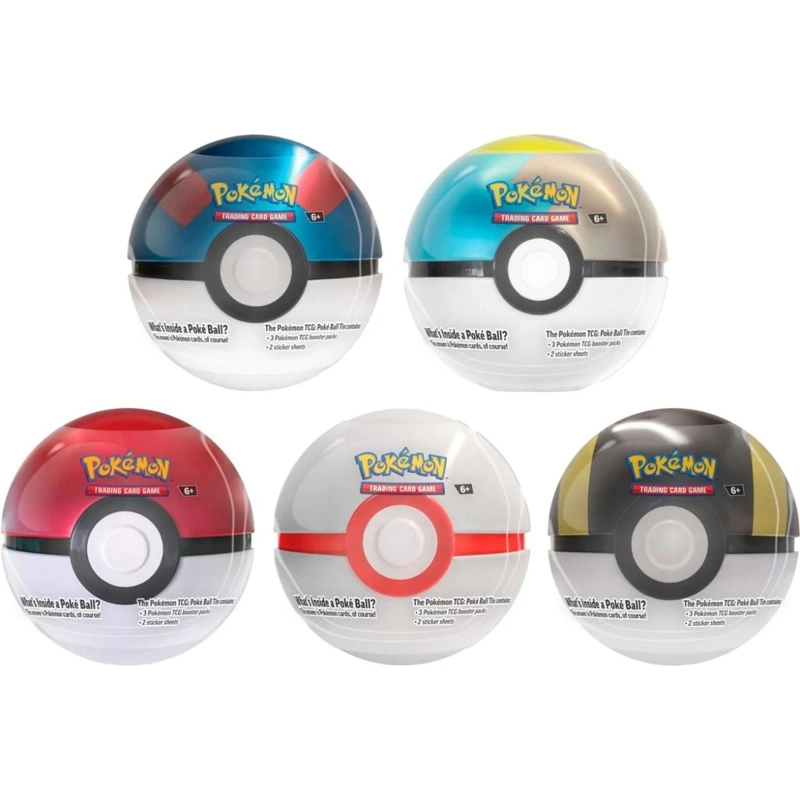Pokémon Pokebola Q4 Tin (Inglés)