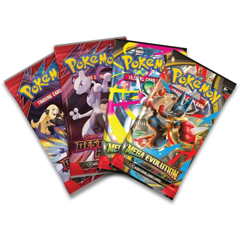 Pokémon Destined Rivals Megaevolution Pack Sobres Tin (Español)