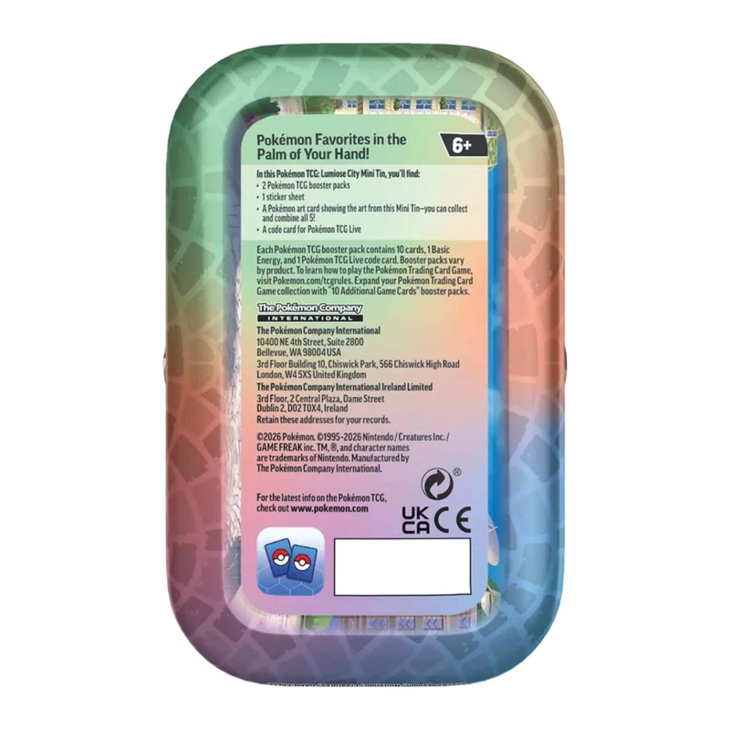 CARTAS POKEMON PACK 10 MINITIN LUMIOSE CITY INGLES - 3