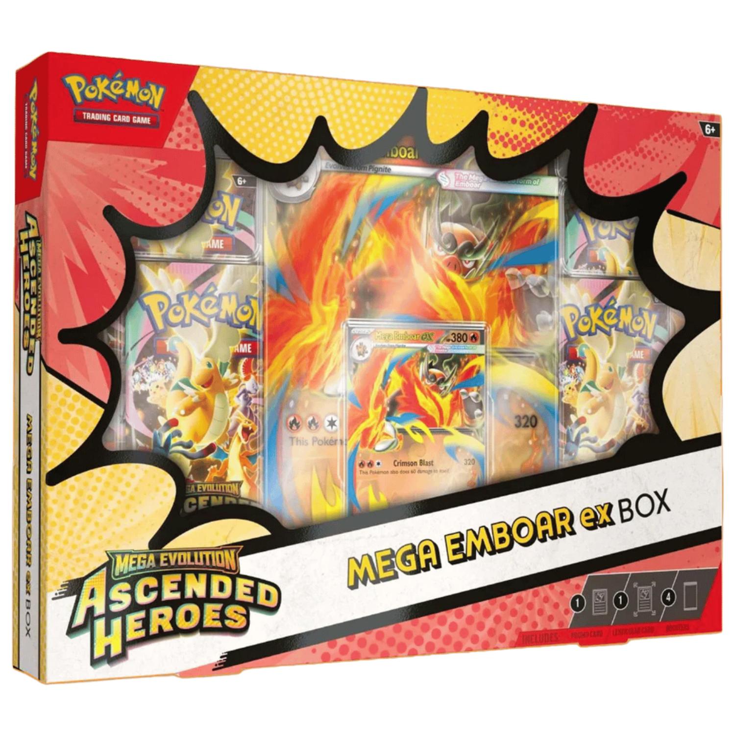 CARTAS POKEMON PACK 3 BOX ASCENDED HEROES MEGA EX ESPAÑOL - 5