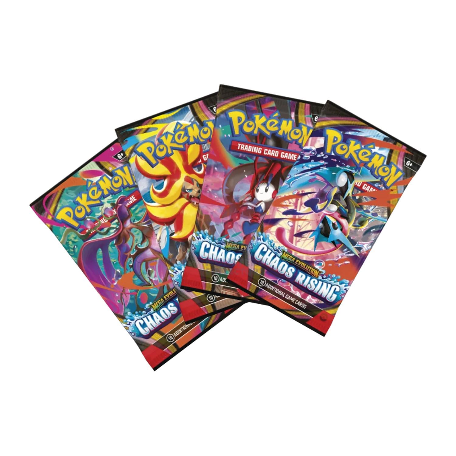 CARTAS POKEMON PACK 4 SOBRES CHAOS RISING INGLES - 3