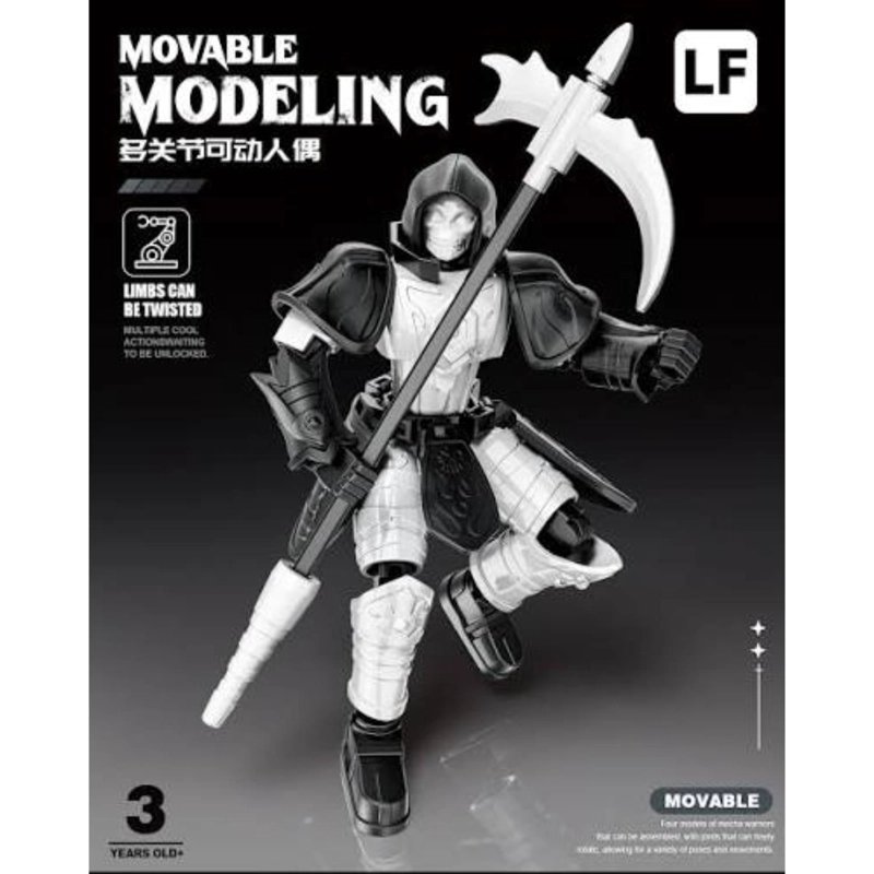 PACK 3 GERREROS FIGURAS DE ACCION 15 CM ARTICULADAS - 3