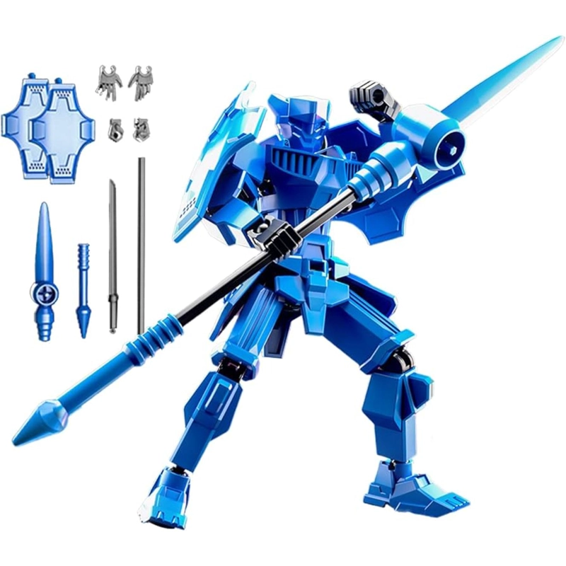 PACK 3 GERREROS FIGURAS DE ACCION 15 CM ARTICULADAS - 4