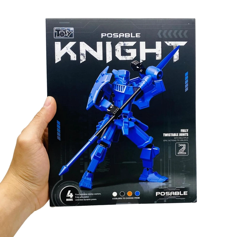 PACK 3 GERREROS FIGURAS DE ACCION 15 CM ARTICULADAS - 5