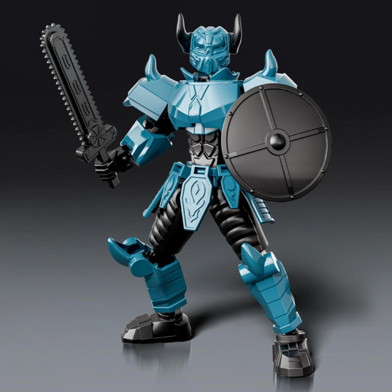 PACK 3 GERREROS FIGURAS DE ACCION 15 CM ARTICULADAS - 6