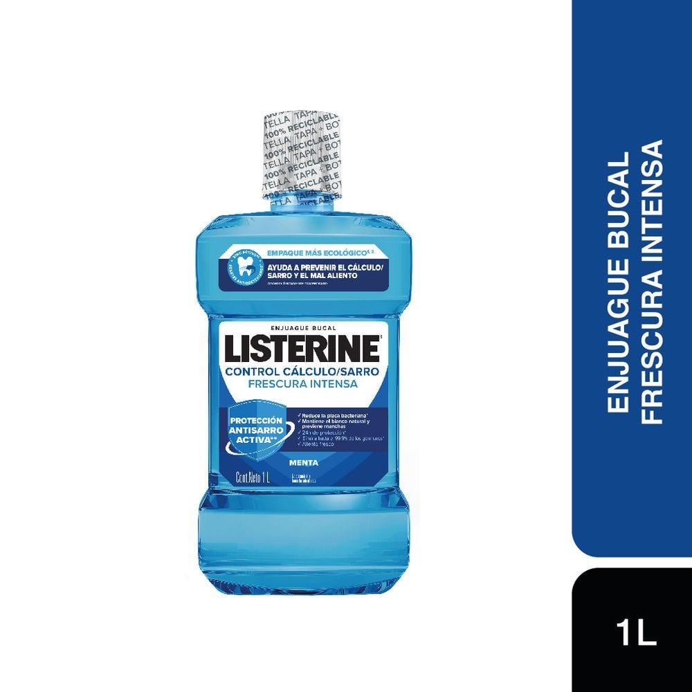 ENJUAGUE BUCAL LISTERINE® CONTROL SARRO X 1 LT - 1