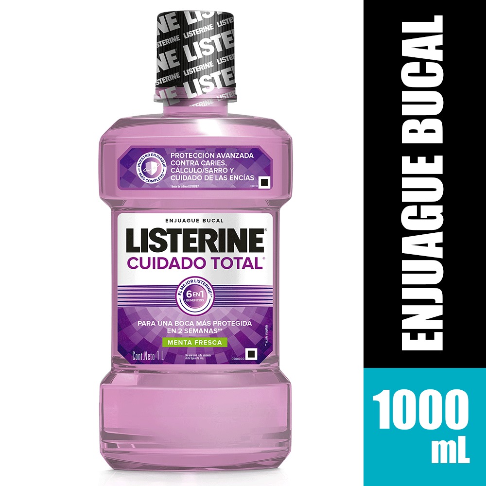 ENJUAGUE BUCAL LISTERINE CUIDADO TOTAL X 1LT - 1