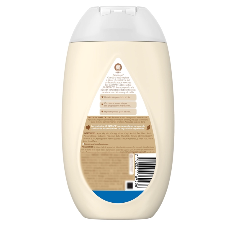 CREMA HIDRATANTE PARA BEBE  JOHNSON''S® AVENA X 400 ML. - 2