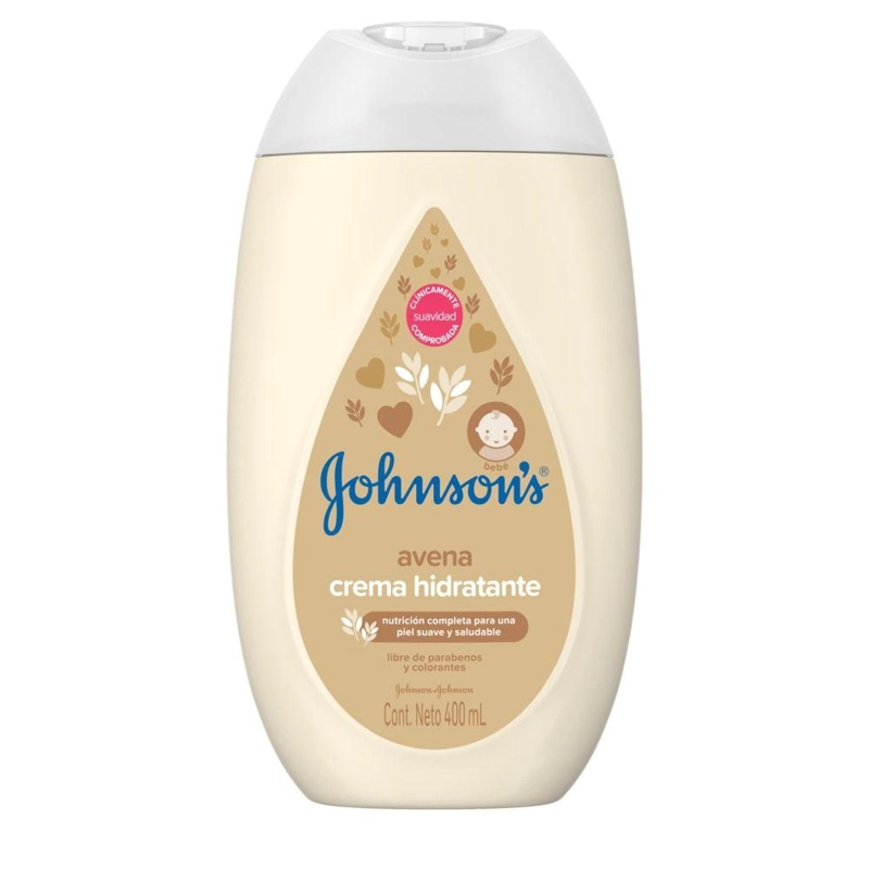 CREMA HIDRATANTE PARA BEBE  JOHNSON''S® AVENA X 400 ML. - 3