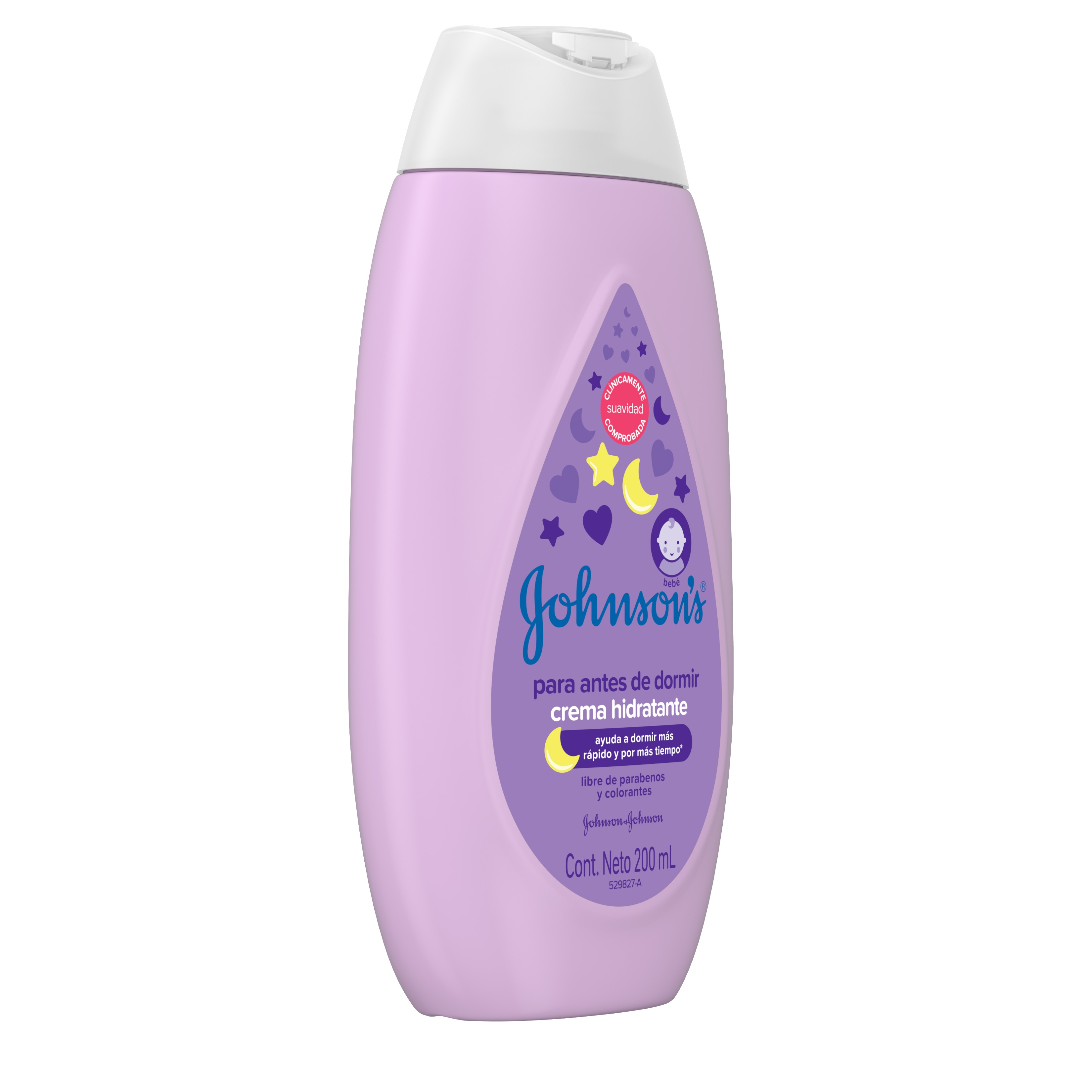 CREMA HIDRATANTE BEBÉ JOHNSON'S ANTES DE DORMIR X 200ML - 2