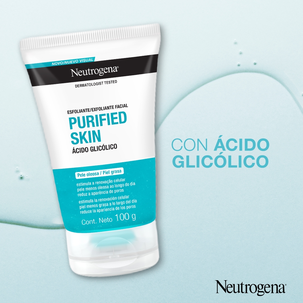 EXFOLIANTE ROSTRO NEUTROGENA® 100 G PURIFIED SKIN® - 3