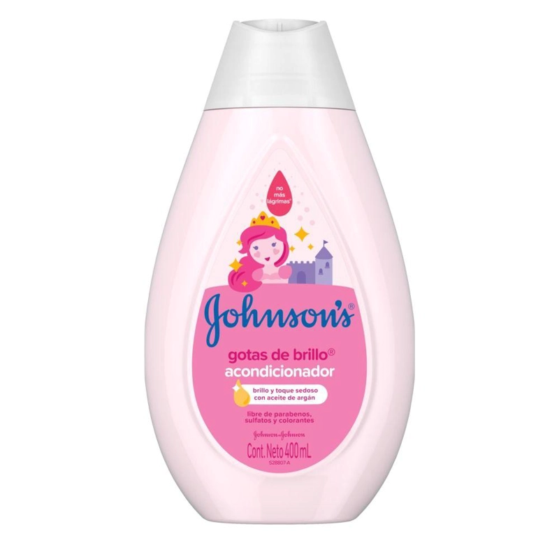 ACONDICIONADOR PARA NIÑOS JOHNSON'S® GOTAS DE BRILLO® 400 ML - 4