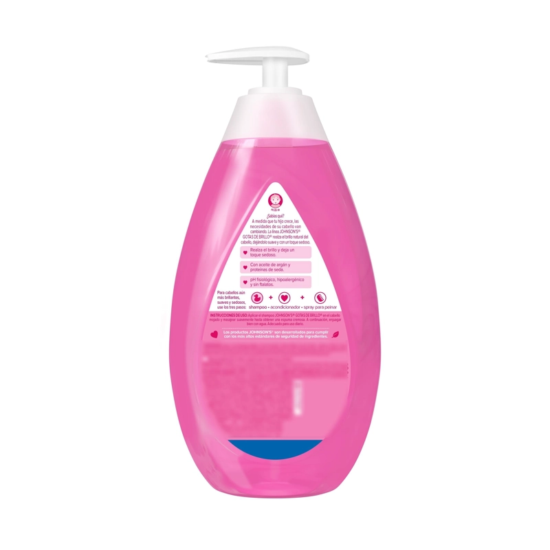 SHAMPOO PARA NIÑOS JOHNSON'S GOTAS DE BRILLO X 750 ML. - 2