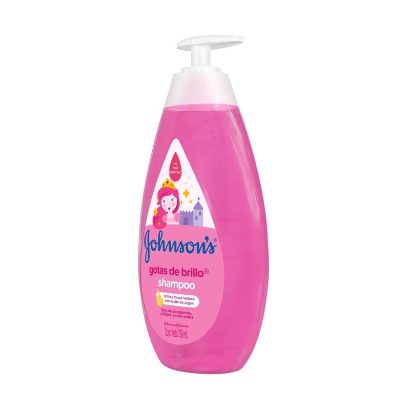 SHAMPOO PARA NIÑOS JOHNSON'S GOTAS DE BRILLO X 750 ML. - 3